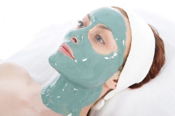 Masks with alginate