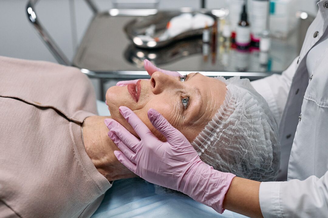 Preparing facial skin for deep rejuvenation, which is necessary from the age of 50