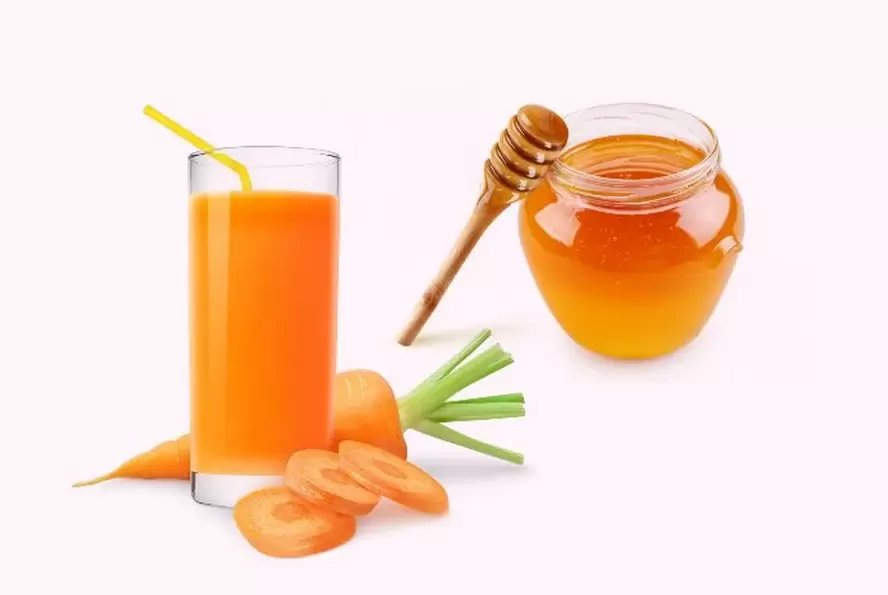 carrots and honey for skin renewal